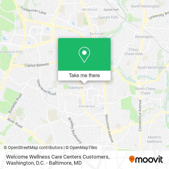 Welcome Wellness Care Centers Customers map