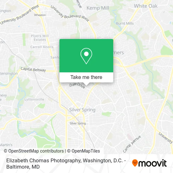 Elizabeth Chomas Photography map