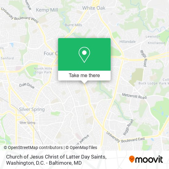 Mapa de Church of Jesus Christ of Latter Day Saints