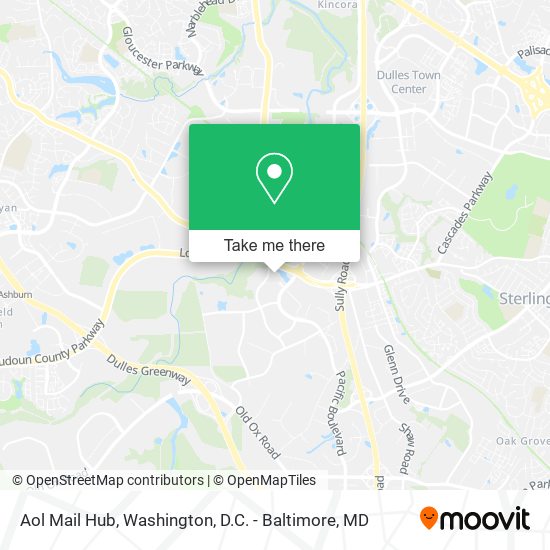 Mapa de Aol Mail Hub