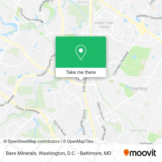 Bare Minerals map