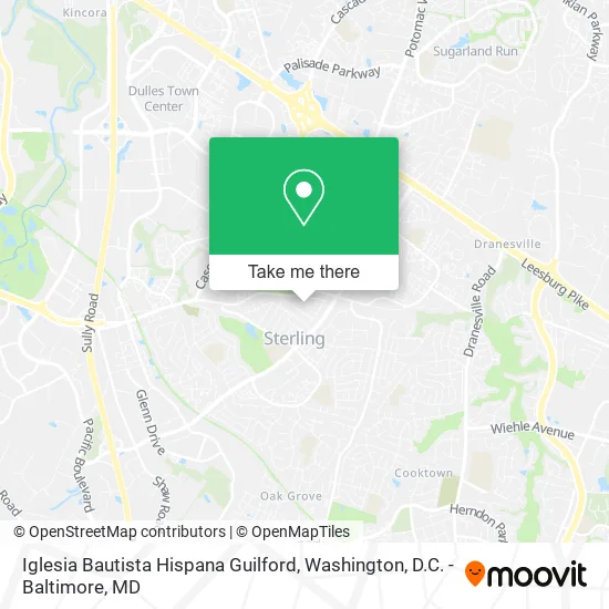 Mapa de Iglesia Bautista Hispana Guilford