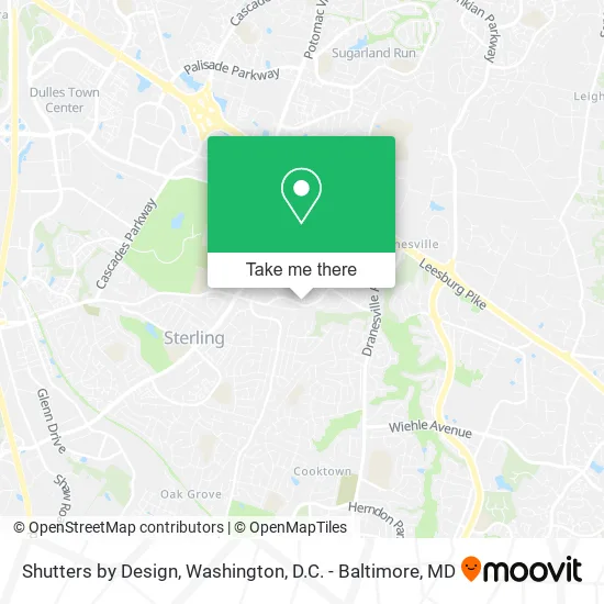 Shutters by Design map