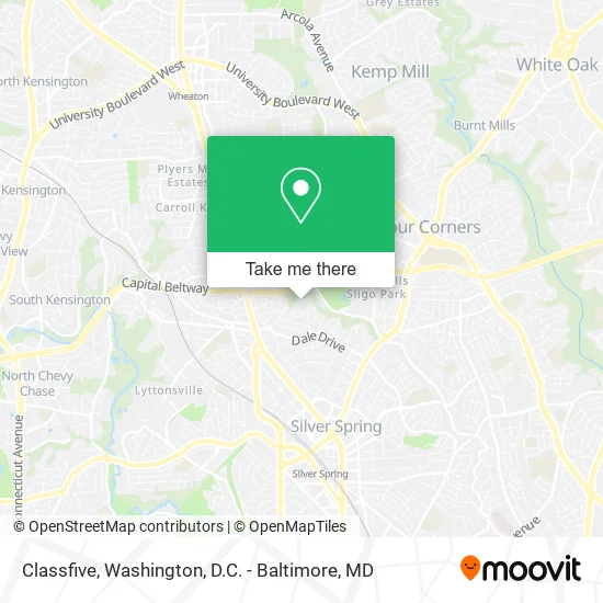 Classfive map