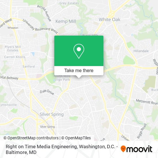 Right on Time Media Engineering map