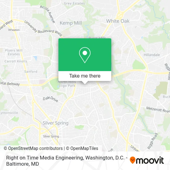 Right on Time Media Engineering map