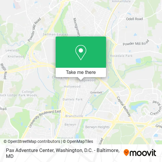 Pax Adventure Center map