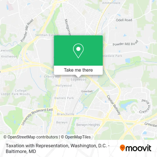 Taxation with Representation map