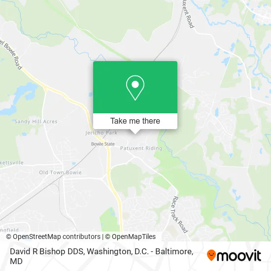 David R Bishop DDS map