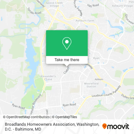 Mapa de Broadlands Homeowners Association