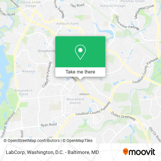 Mapa de LabCorp