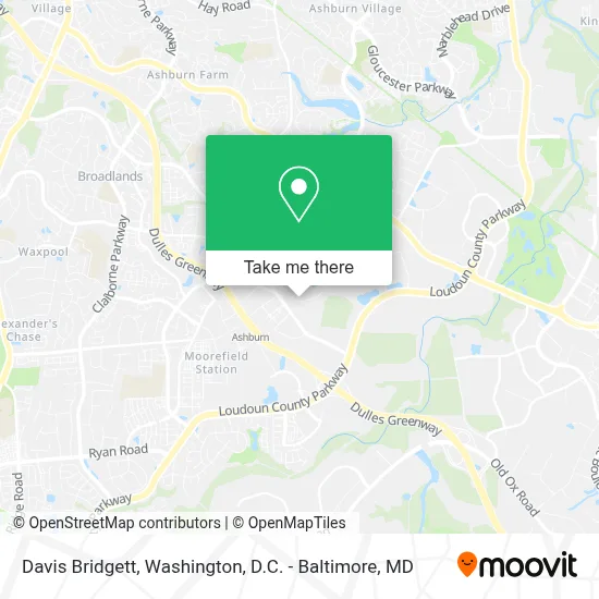 Davis Bridgett map