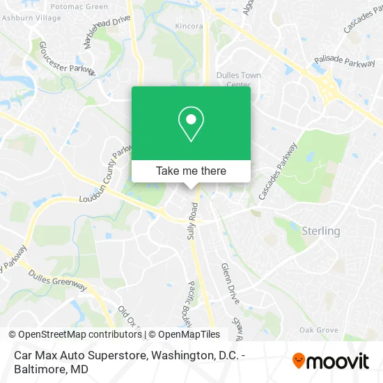 Mapa de Car Max Auto Superstore