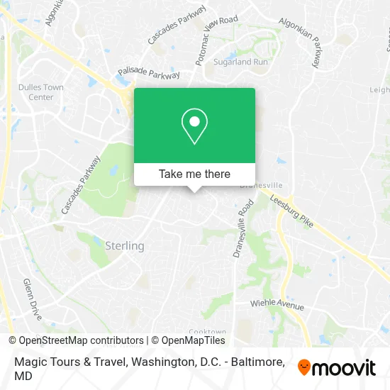 Magic Tours & Travel map