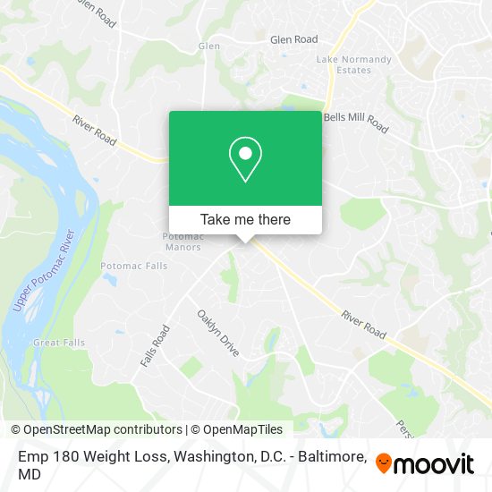 Emp 180 Weight Loss map