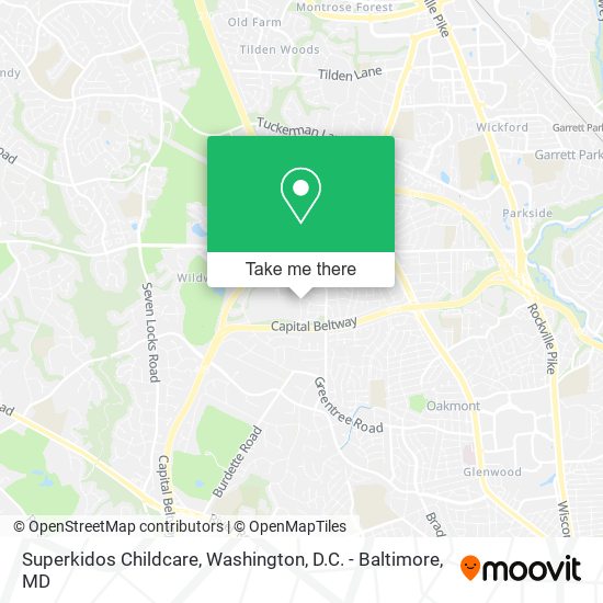 Mapa de Superkidos Childcare