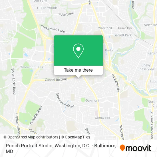 Pooch Portrait Studio map