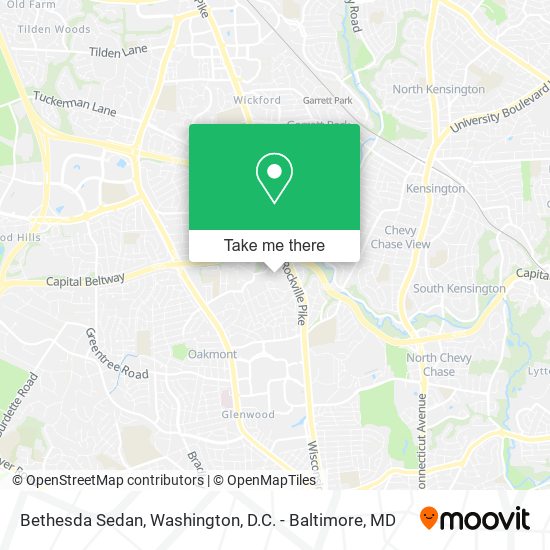 Mapa de Bethesda Sedan