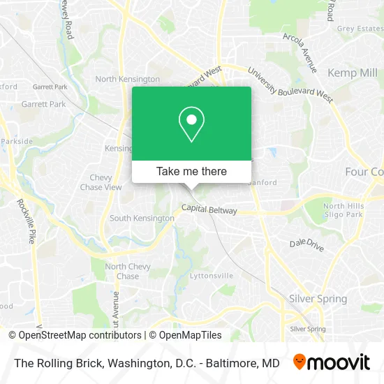 The Rolling Brick map