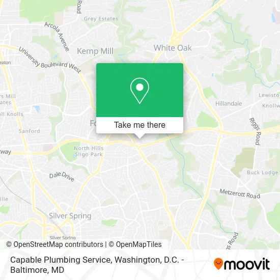 Capable Plumbing Service map