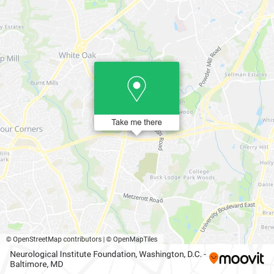 Neurological Institute Foundation map