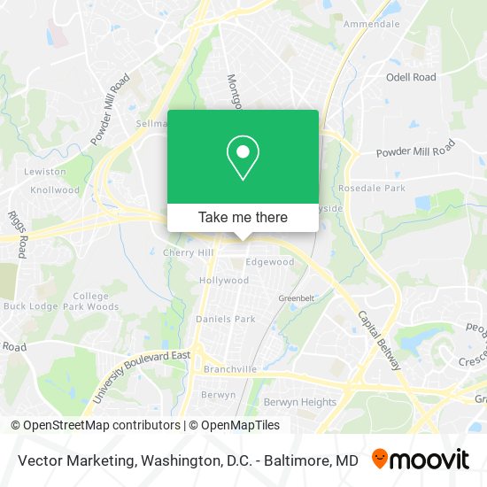 Vector Marketing map