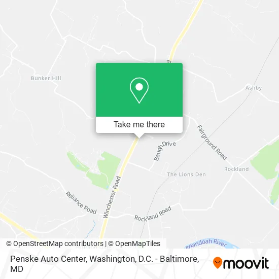 Penske Auto Center map