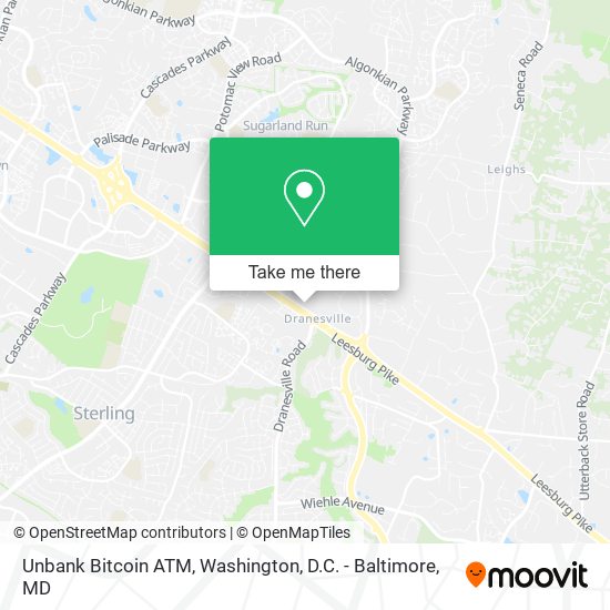 Unbank Bitcoin ATM map