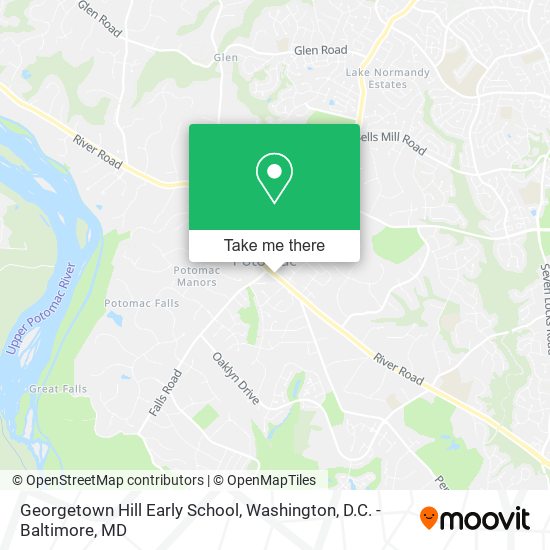 Georgetown Hill Early School map