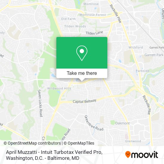 Mapa de April Muzzatti - Intuit Turbotax Verified Pro