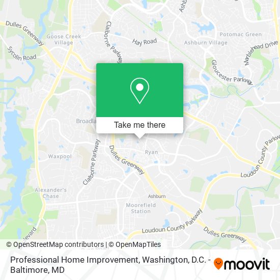 Professional Home Improvement map