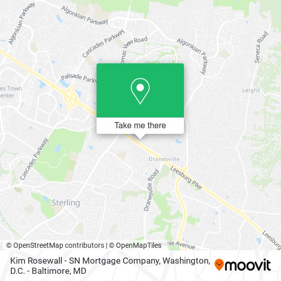 Mapa de Kim Rosewall - SN Mortgage Company