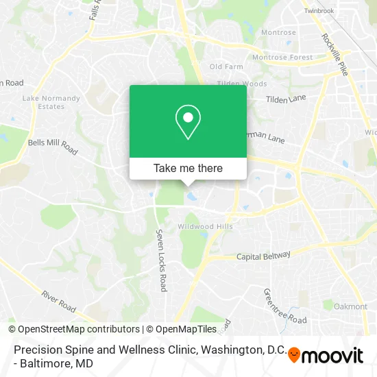 Precision Spine and Wellness Clinic map