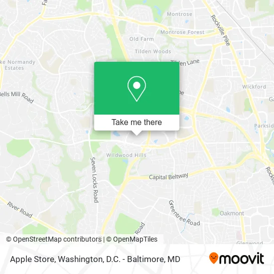 Apple Store map