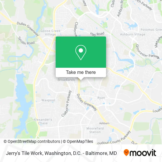 Mapa de Jerry's Tile Work