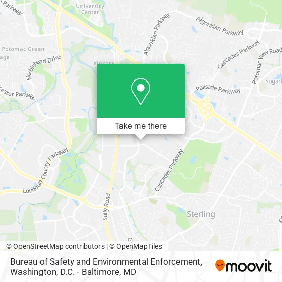 Bureau of Safety and Environmental Enforcement map