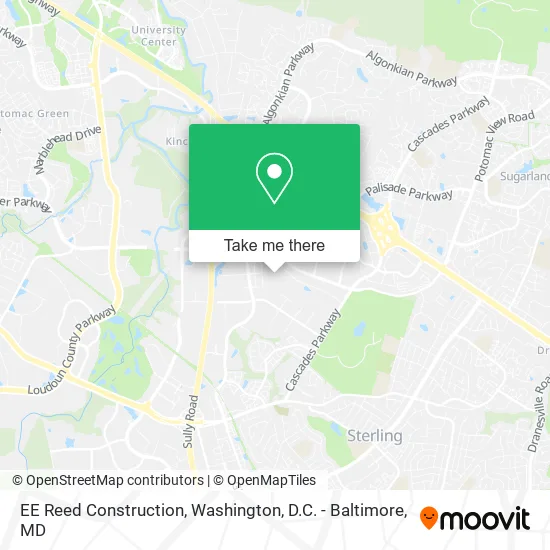 EE Reed Construction map