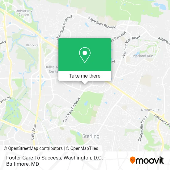 Foster Care To Success map