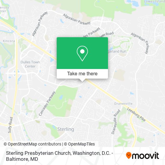 Sterling Presbyterian Church map