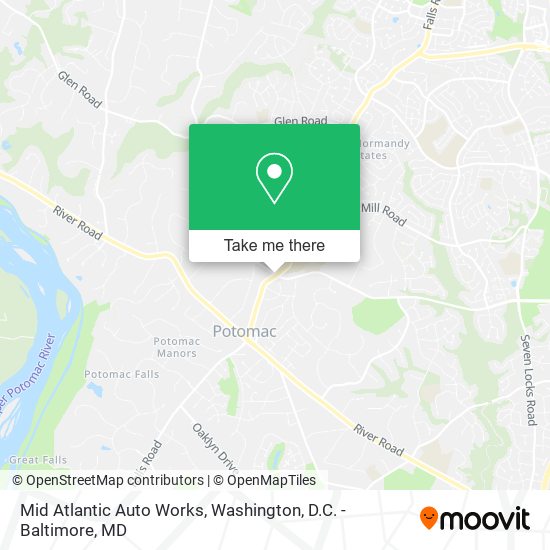 Mapa de Mid Atlantic Auto Works