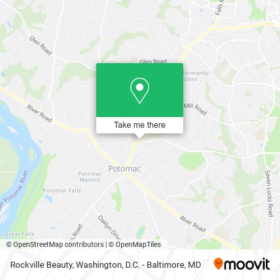 Rockville Beauty map