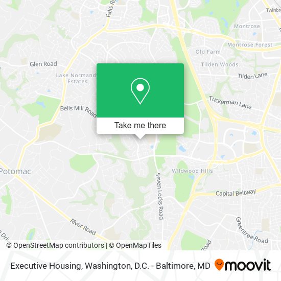 Executive Housing map