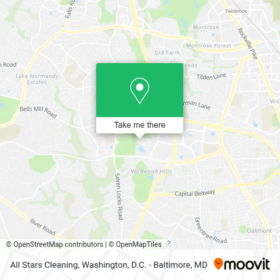 All Stars Cleaning map