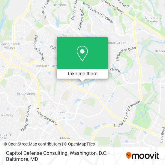 Capitol Defense Consulting map