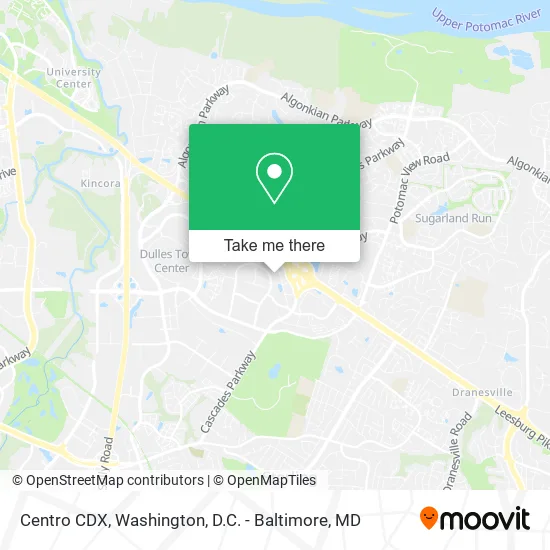 Centro CDX map