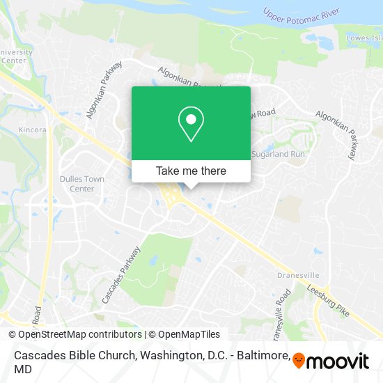 Cascades Bible Church map
