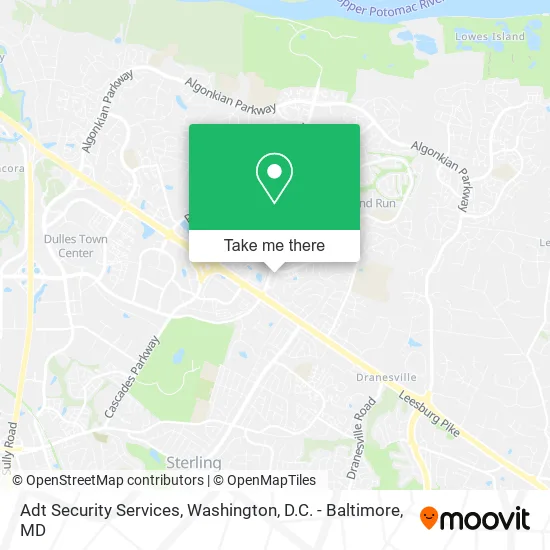 Adt Security Services map