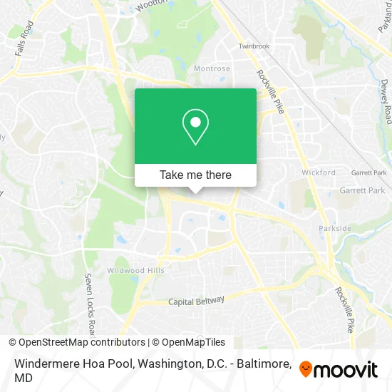 Windermere Hoa Pool map