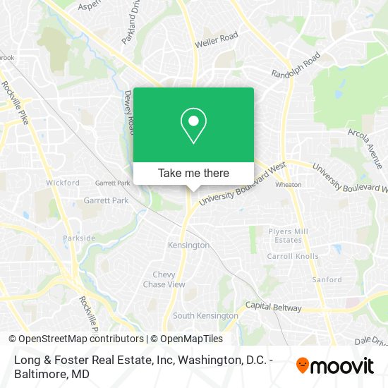 Mapa de Long & Foster Real Estate, Inc