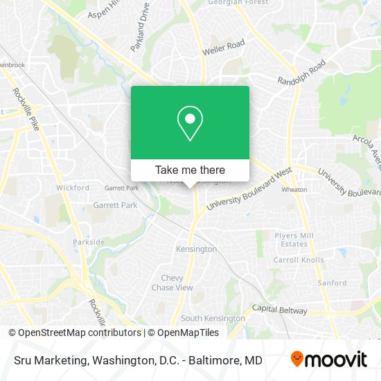 Sru Marketing map